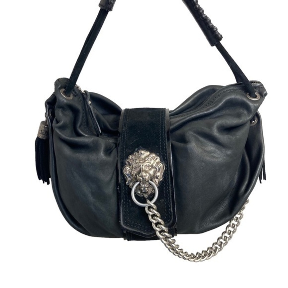 CNC Costume National vintage Leather Bag with lion rare